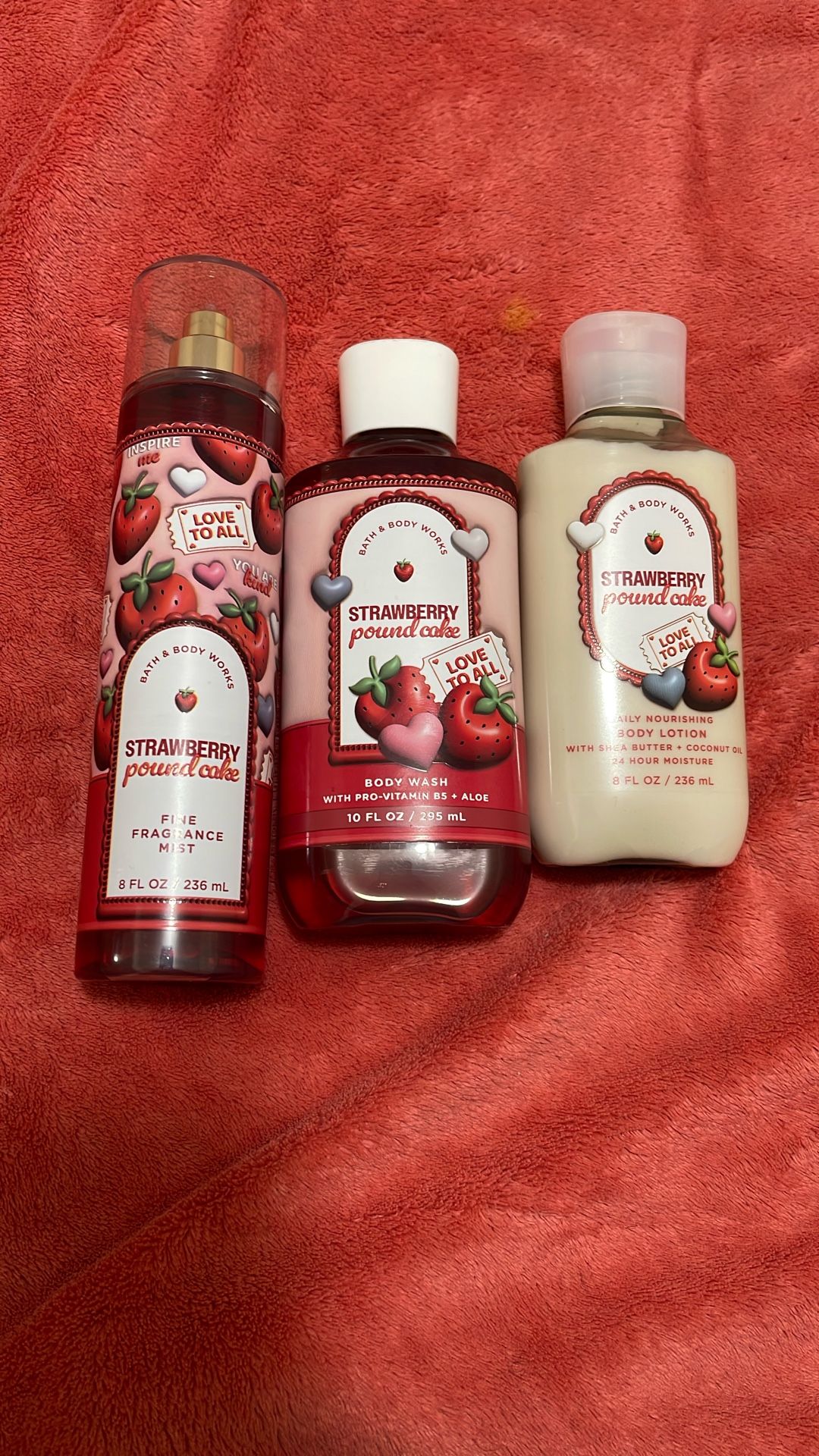 Strawberry Pound Cake By Bath & Body Works