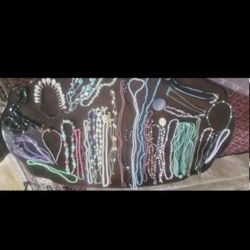 Beautiful Lot of 34 Necklaces – Statement, Beaded, Pearls, Glass & More!