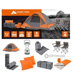 Camping-Ozark 22 piece camping combo