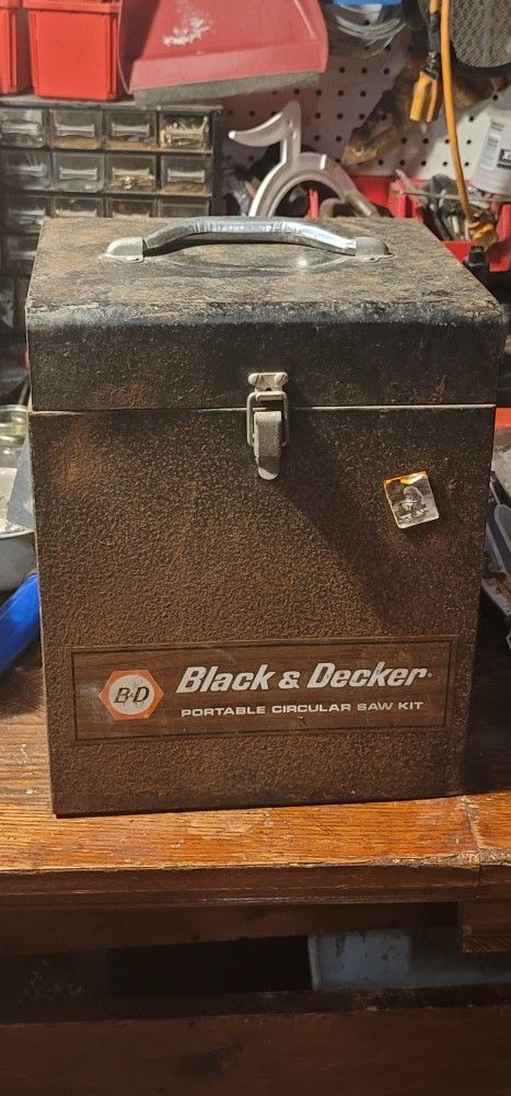 Vintage Black And Decker Carrying Case