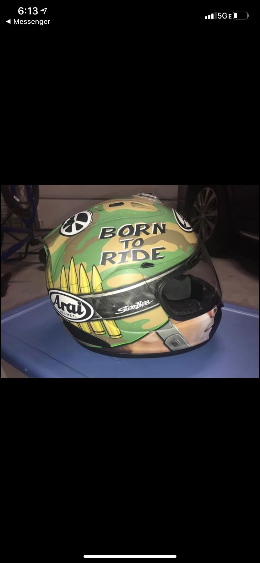 Arai Corsair V “Hayden” Born to ride Helmet Sz.L