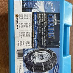 Tire Chains For Passenger Vehicle
