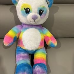 Multicolored teddy bear toy