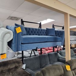Glam Sofa Blue More Colors !!! Huge Sale Don't Wait