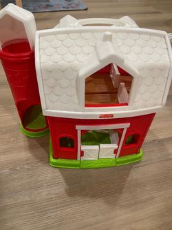 Farm toys and farm house