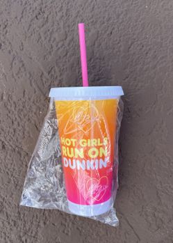 Brand new Megan Thee Stallion Hot Girls Run On Dunkin’ cup