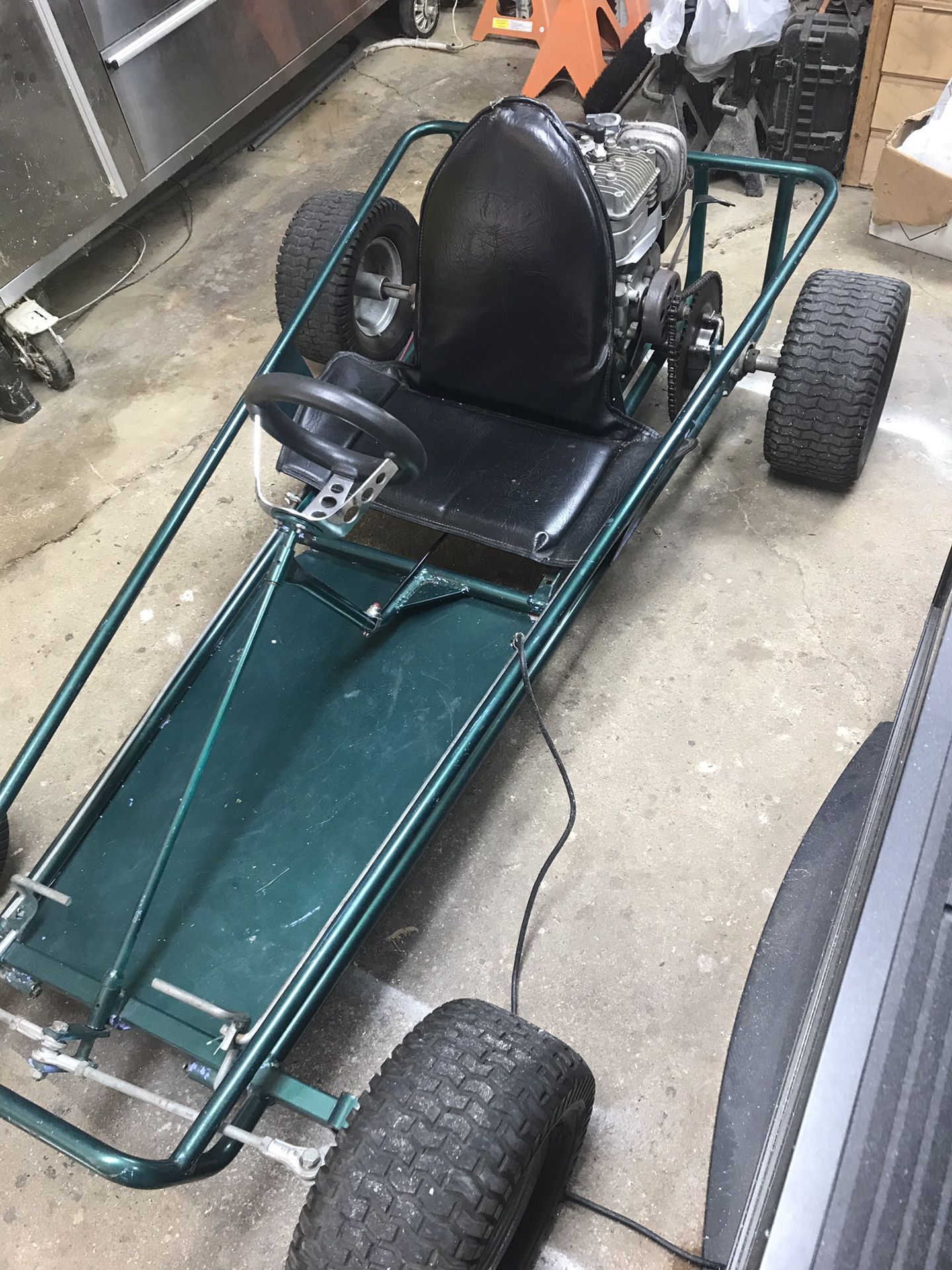 5 hp fast go cart new carb. $300