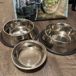 3 Pet Dishes 