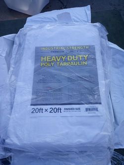 20×20 Heavy-duty tarp