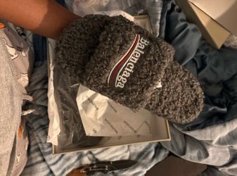 Balenciaga slides grey