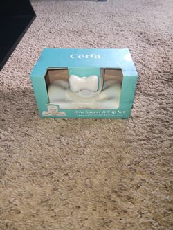 Bow Saucer & Cup Set 