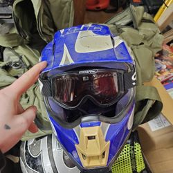 Various Dirt Bike Helmets