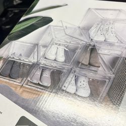 Stackable Shoe Box & Organizer 
