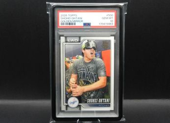 ⚾️ SHOHEI OHTANI | PSA 10 GEM MT | 2026 Topps Series 2 Golden Mirror Variation