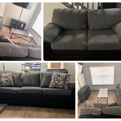 Couch and Loveseat Set