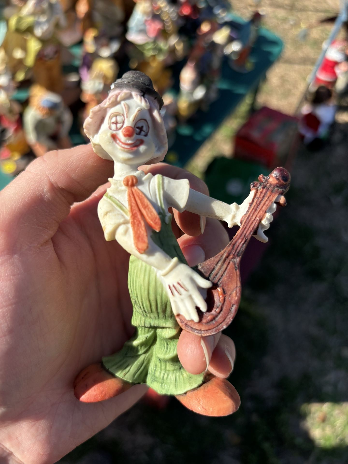 Collectors Glass Musical Clown