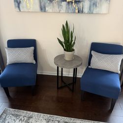 Blue Accent Chairs