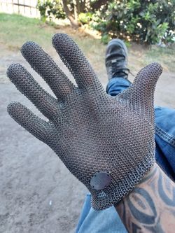 Chain mill chef glove