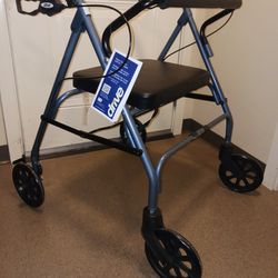 Walker Bariatric 500 Lb Extra Wide Walker Still Has Original Plastic Hanging Off The Wheels As This Has Never Been Used Has Its Original Sales Tags