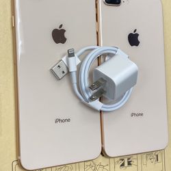 Factory unlocked apple iphone 8 plus 64 gb , store warranty $240 each 