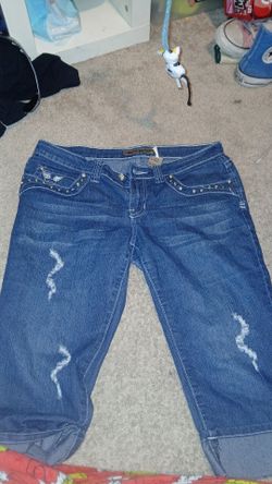Y2k Capri jeans size 9