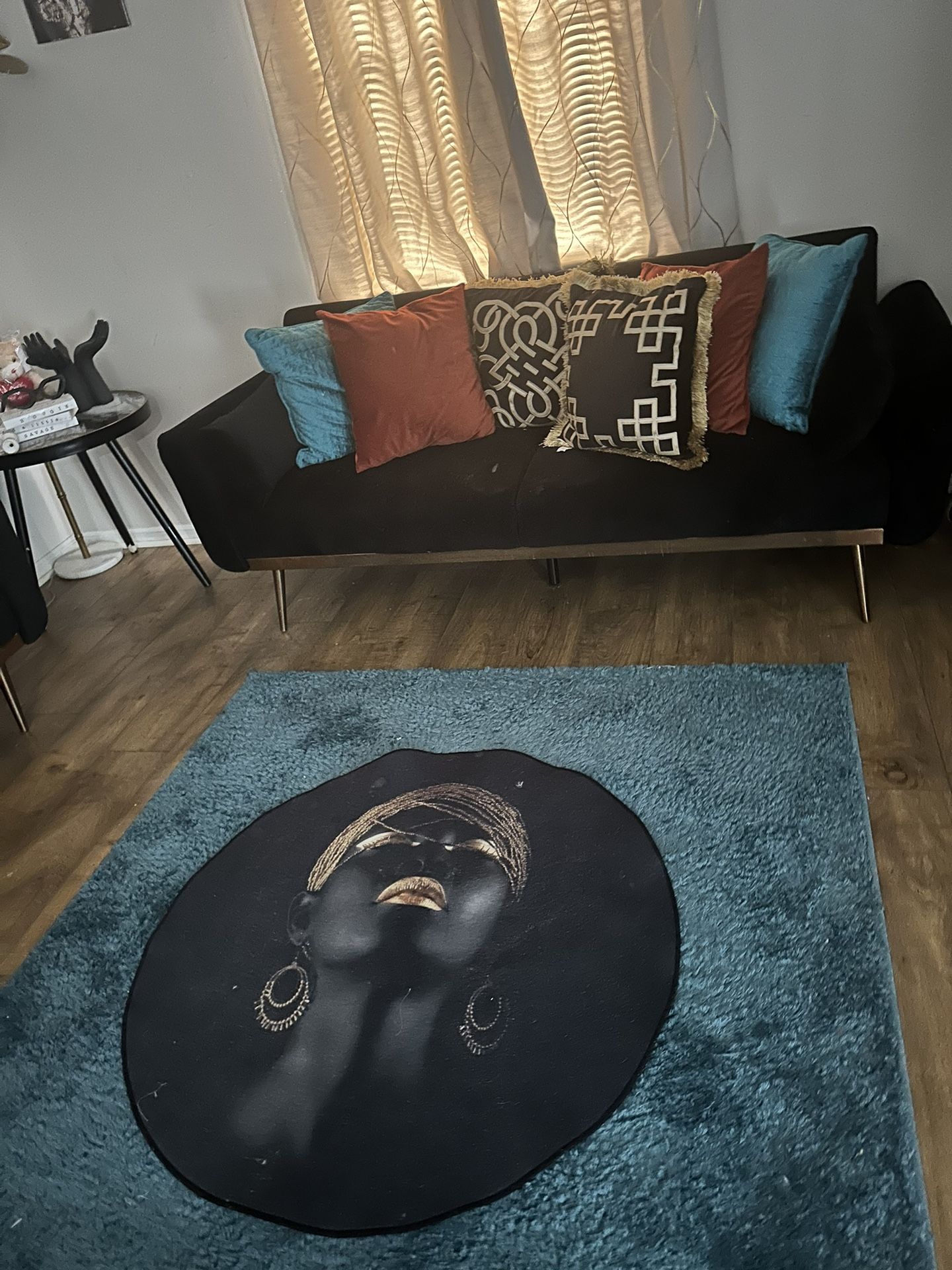 2 Black Sofas