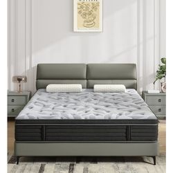 Twin Size Mattress in a Box,10 Inch Medium Firm Hybrid Mattress with Memory Foam and Pocket Springs for Pressure Relief,Edge Support,Motion Isolation,