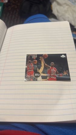MJ Decade of Dominance Basketball Card J10