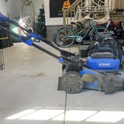 Kobalt 40V GEN 4 Push Mower With Battery, Charger And Mulch Bag