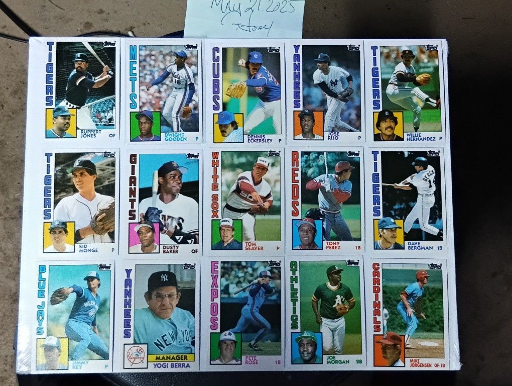 1984 Topps Baseball Traded Series