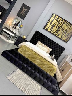 ✨️ King, Cal King, Queen Bed Frame ✨️ Furniture Sectionals, Bedrooms, Dining Avail