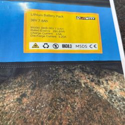 Lithium Battery Pack 36 V 