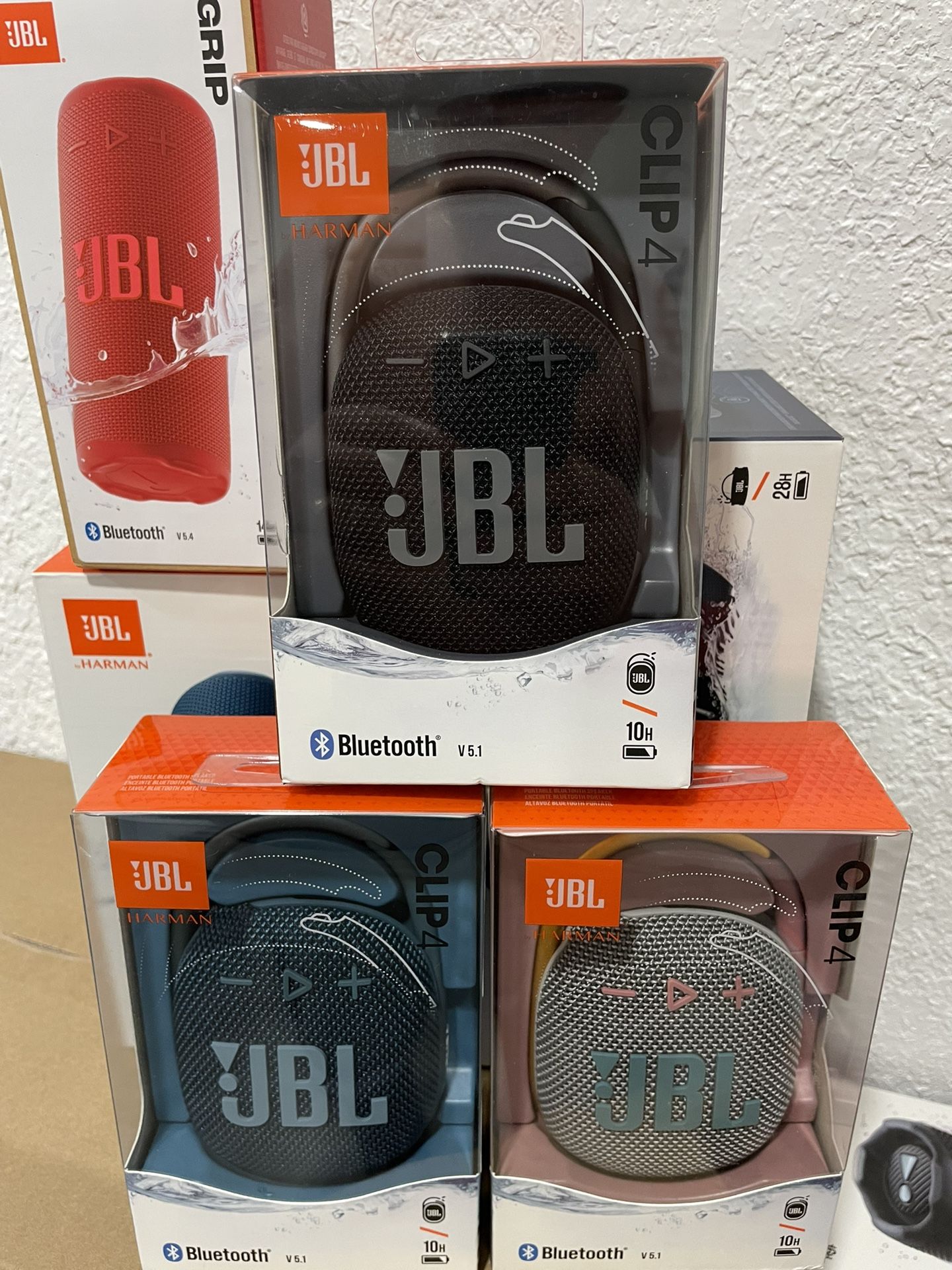 Jbl clip 4 speaker Bluetooth bocinas parlantes equipos de sonido música