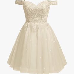 Champagne Dress, size 6