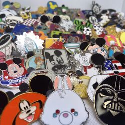 50 Disney Pins Random Assorted , Good Deal 