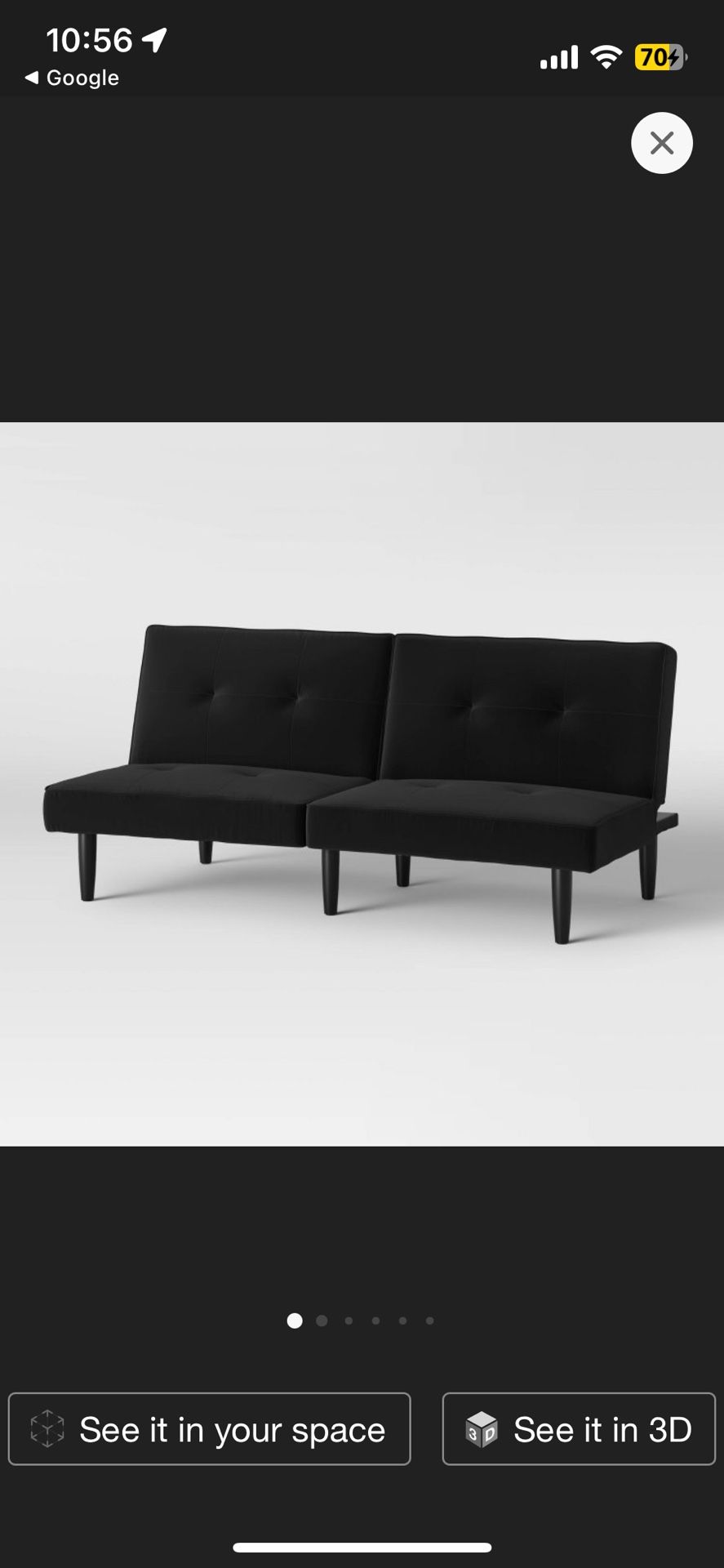 Black Futon for Sale in San Diego, CA OfferUp