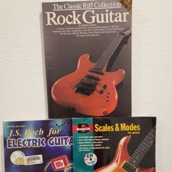 3 Guitar Music Books - Electric & Rock 🎸Guitar