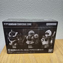 Bandai Namco FW Gundam Converge Core Mobile Suit Real Type Set of 3 Figures