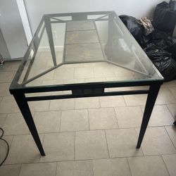 Glass Dining Table 