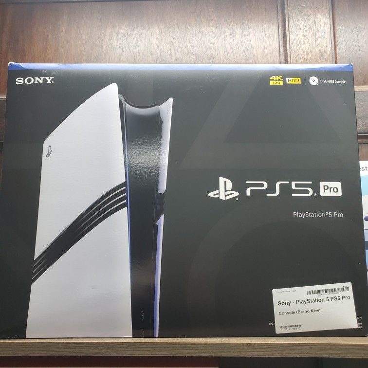 Sony PS5 Pro 2TB Brand New - 5 Dollars Down No Credit Needed!