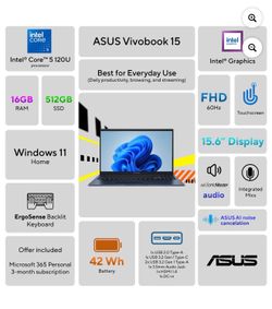 Touchscreen Gaming laptop Asus