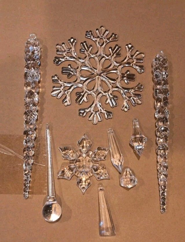 Clear Acrylic Ice Cube Decorations - Faux Crystal Vase Filler, Wedding Table Sca