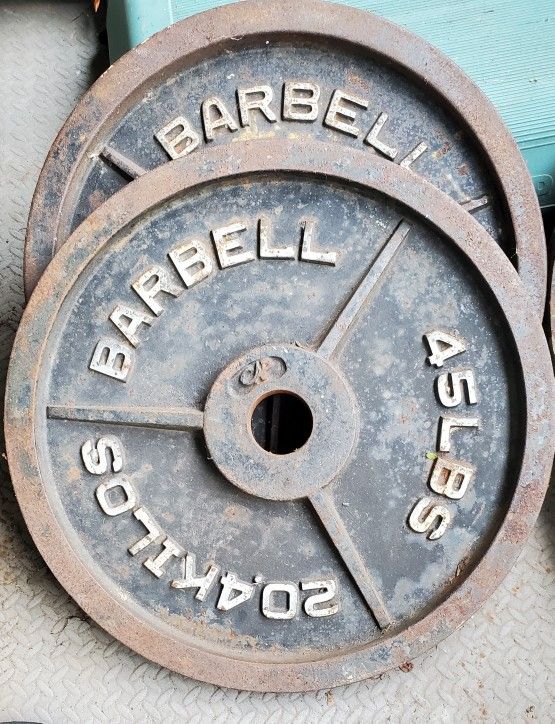 45 Lbs Olympic Plates