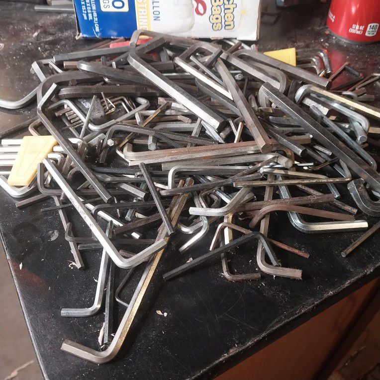Allen wrench hex key lot big pile lot of 175