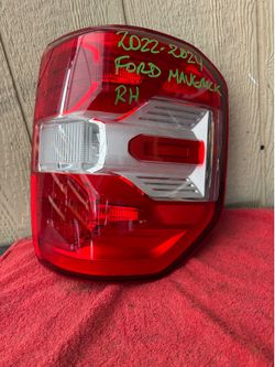 2022 2023 2024 FORD MAVERICK RIGHT SIDE TAIL LIGHT OEM USED