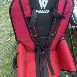 WEEHOO Child seat trailer for bike missing front bar attaches to bicycle 