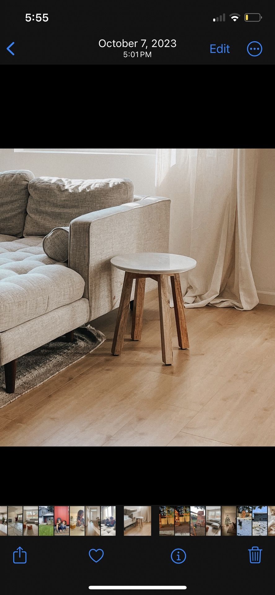 Marble Side Table