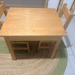 Melissa and Doug table and 2 chairs
