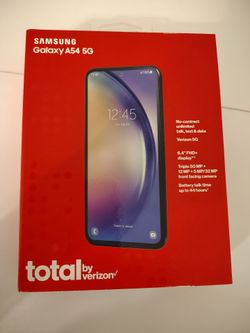 Total Wireless. Galaxy A54 5g. Must pick up. New condition. (Total wireless and it was unlocked)