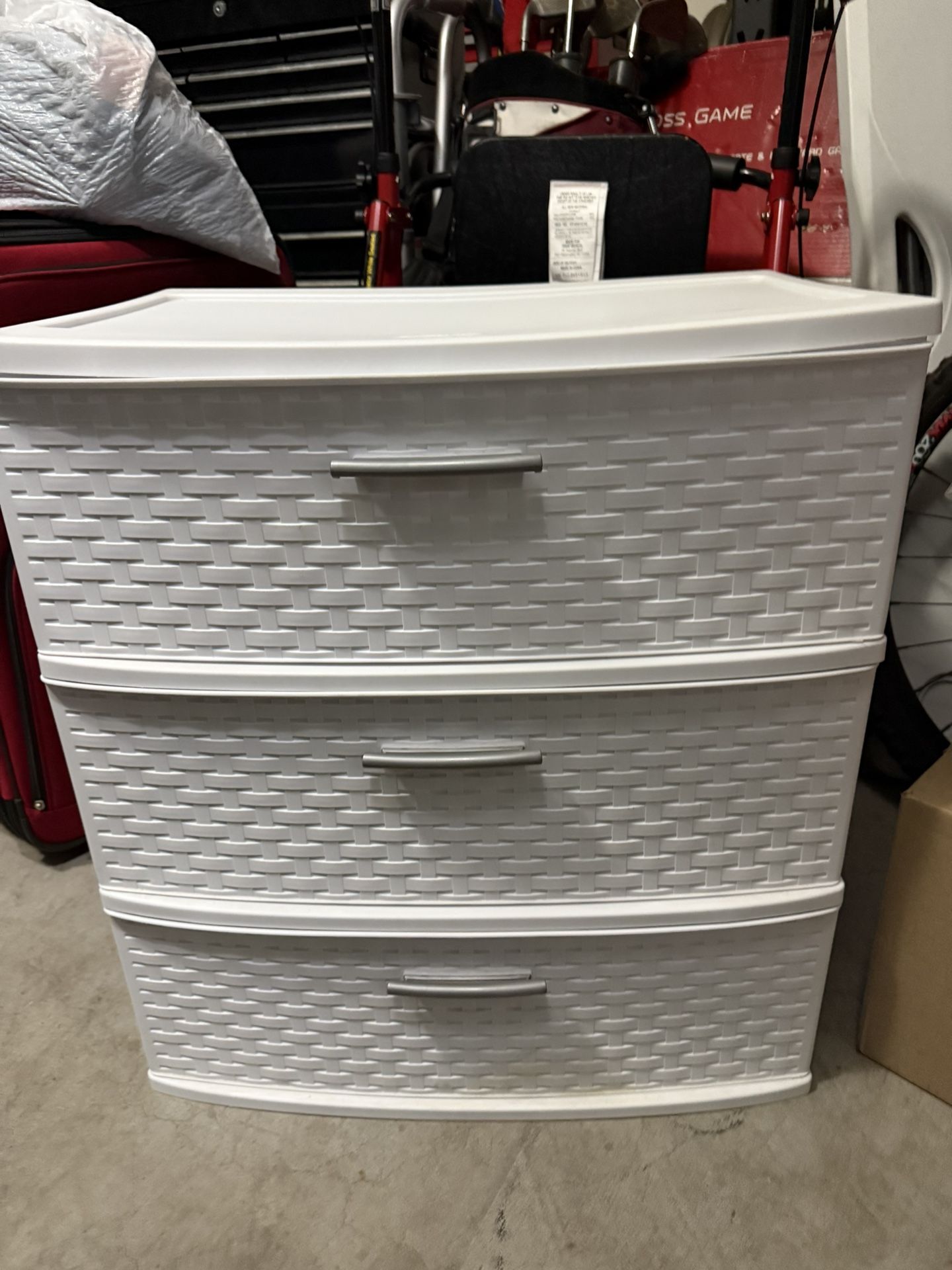 3 Drawer Plastic Storage Organizer